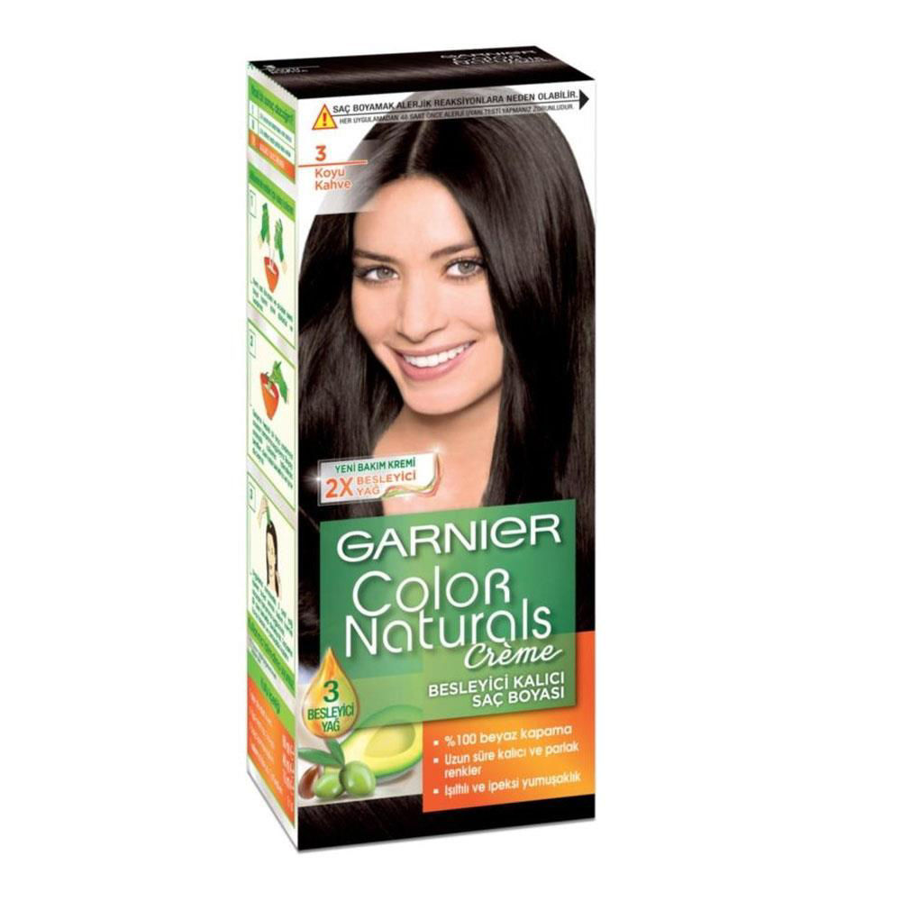 Garnier Color Naturals 3 Koyu Kahve Saç Boyası