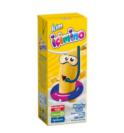 İçim İçimino Muzlu Süt 180 Ml