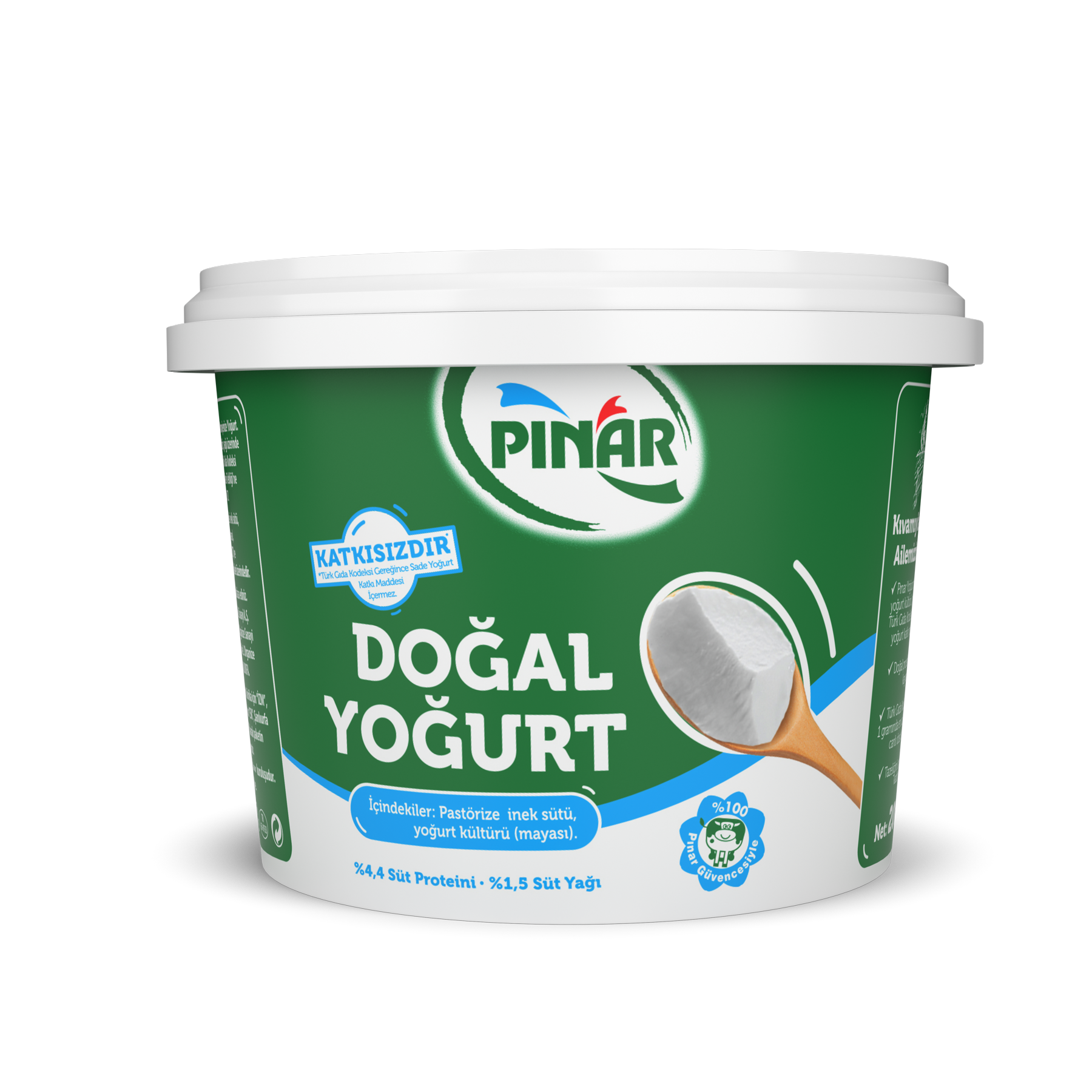 Pınar Yarım Yağlı Doğal Yoğurt 2000 Gr