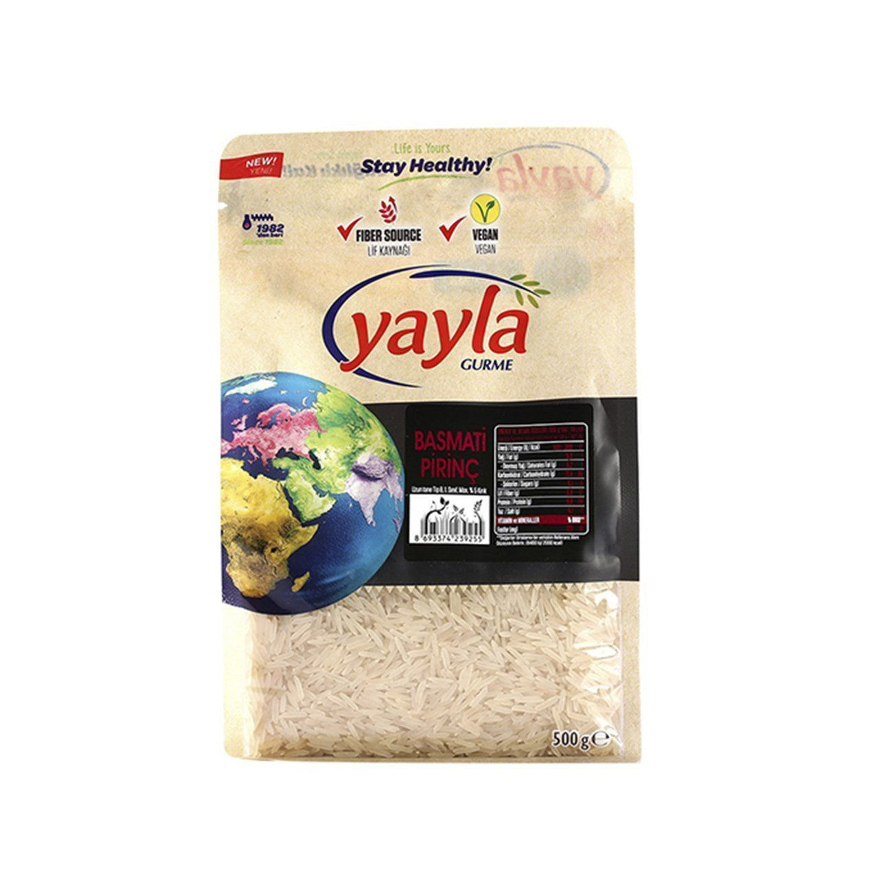 Yayla Gurme Basmati Pirinç 500 Gr