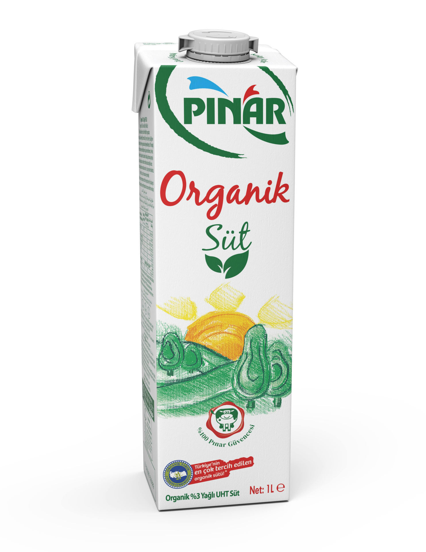 Pınar Organik Süt 1 Lt