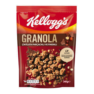Kellogs Granola Çikolata Parçacıklı ve Fındıklı Müsli 340 Gr