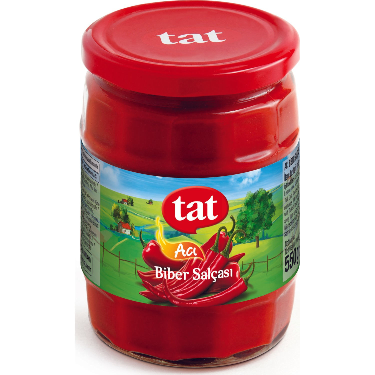 Tat Acı Biber Salçası Ekstra Kalite 550 Gr