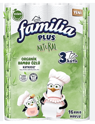 Familia Plus Coconut Özlü Kağıt Havlu 16'lı