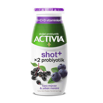 Danone Activia Kara Mürver ve Yaban Mersinli Shot 80 Ml
