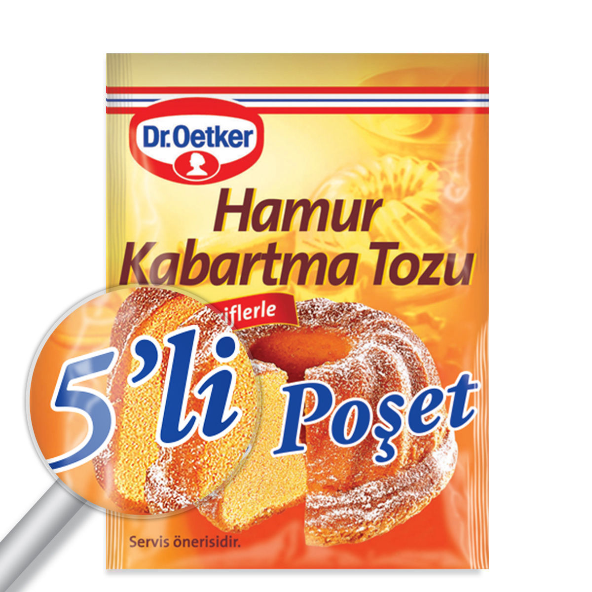 Dr. Oetker Hamur Kabartma Tozu 5'li 50 Gr