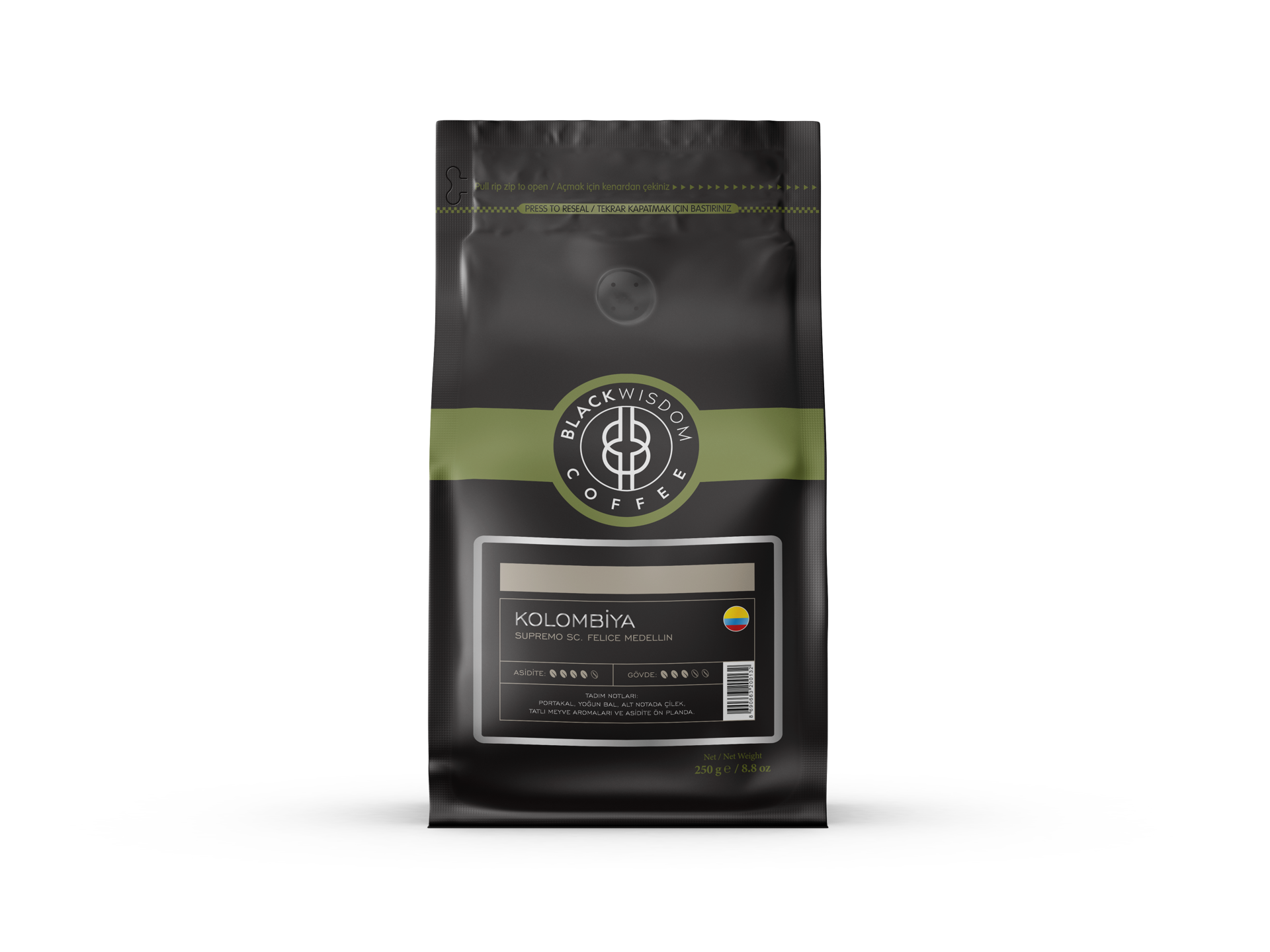 Hisar Kolombiya Filtre Kahve 250 Gr
