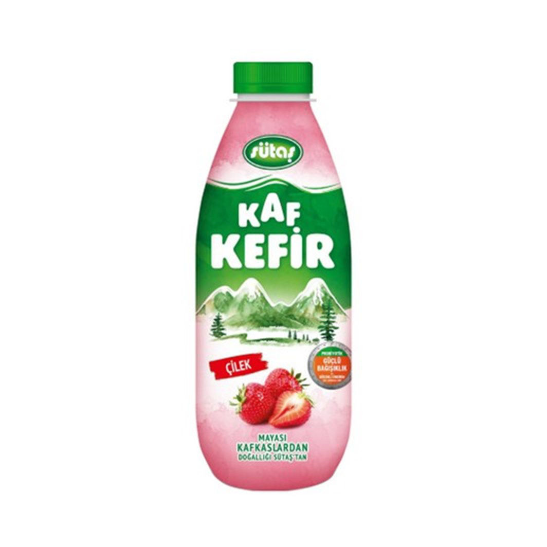 Sütaş Kaf Kefir Çilek 1 Lt