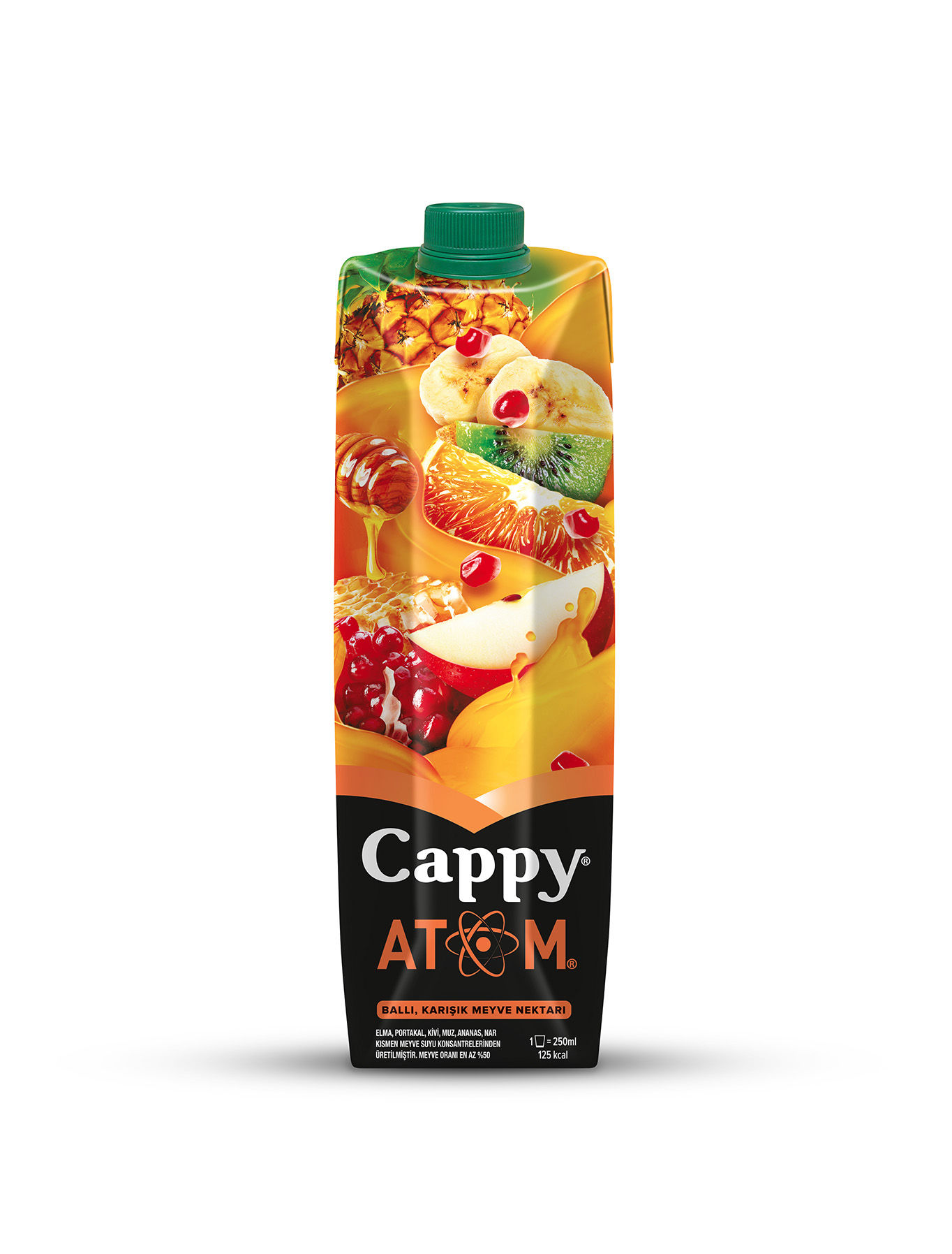 Cappy Atom Ballı Karışık Meyve Nektarı 1 Lt