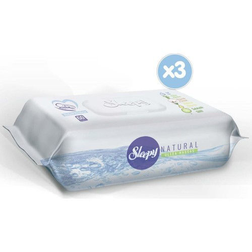 Sleepy Natural Islak Havlu 3*60'lı