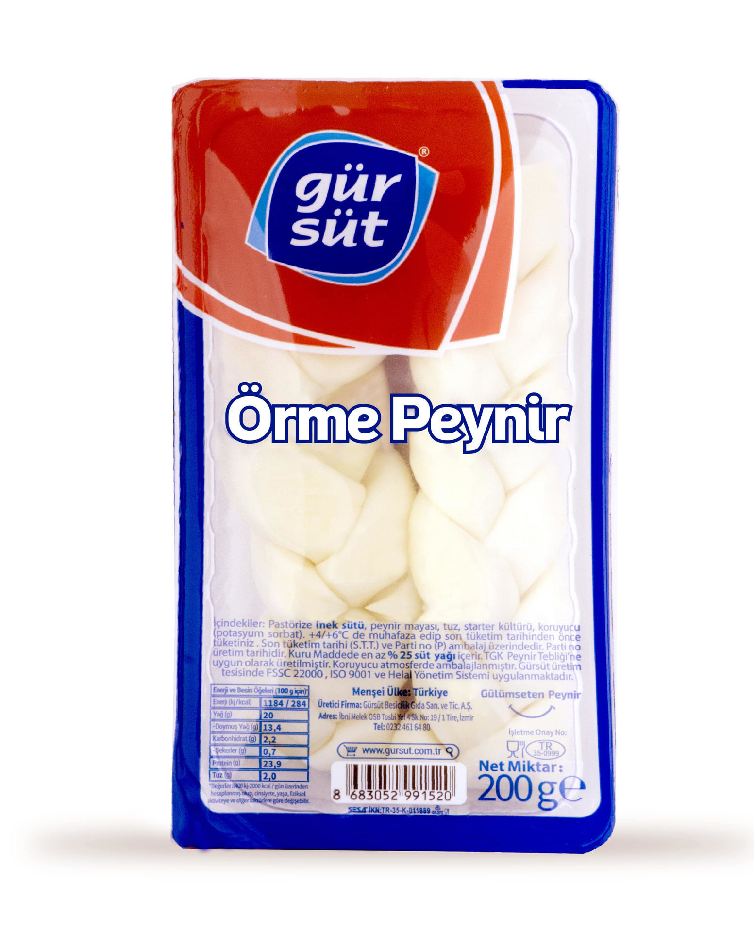 Gürsüt Örme Peyniri 200Gr