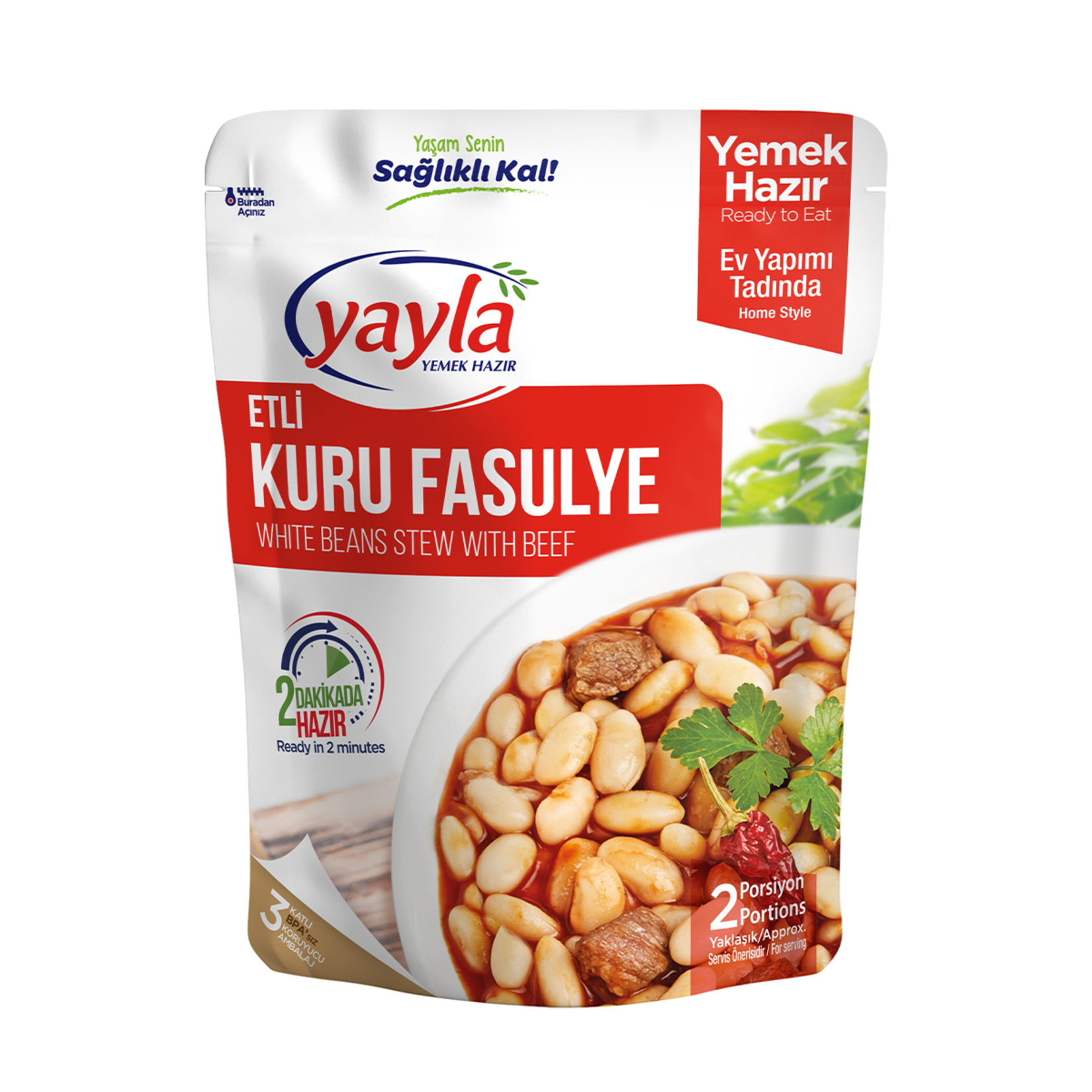 Yayla Etli Fasulye Yemeği 250 Gr