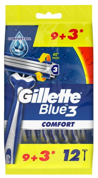 Gillette Blue 3 Comfort 9+3'lü Poşet