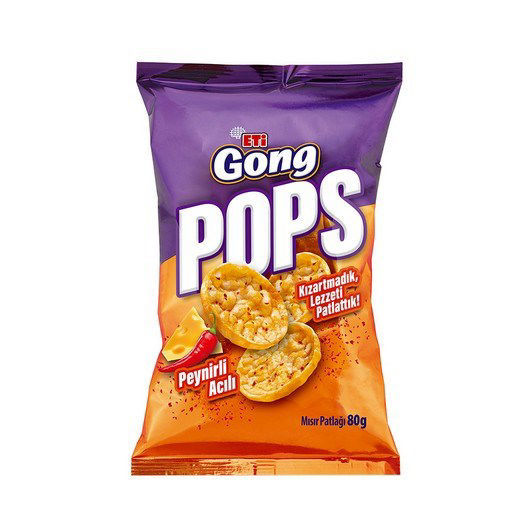 Eti Gong Pops Acılı Kraker 80 Gr