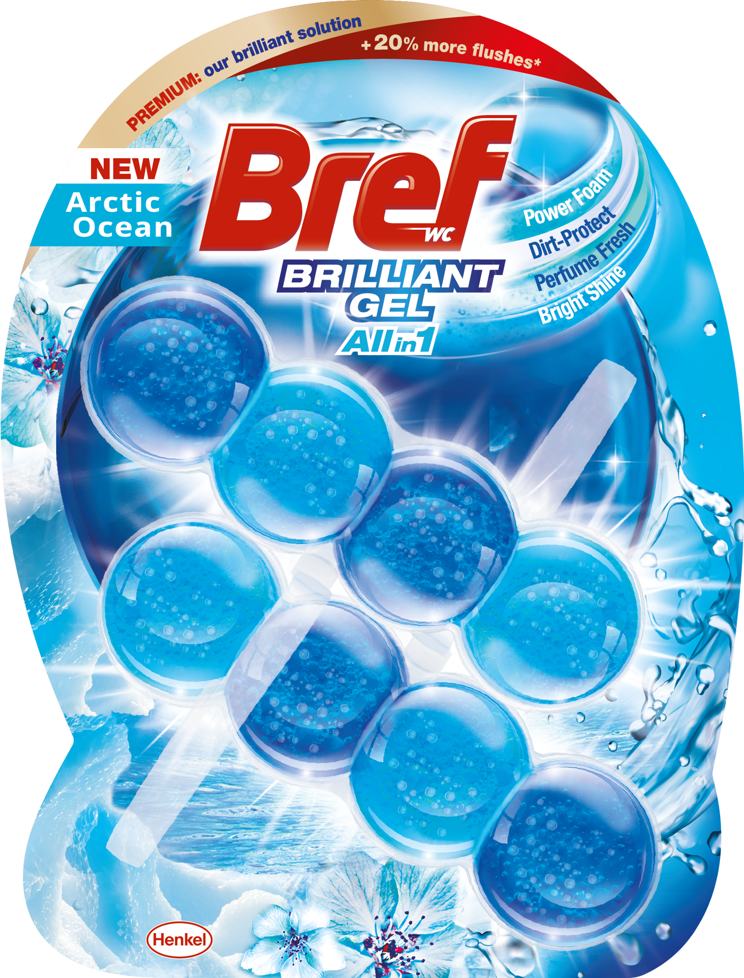 Bref Power Aktif Okyanus Tuvalet Bloğu 42 Gr