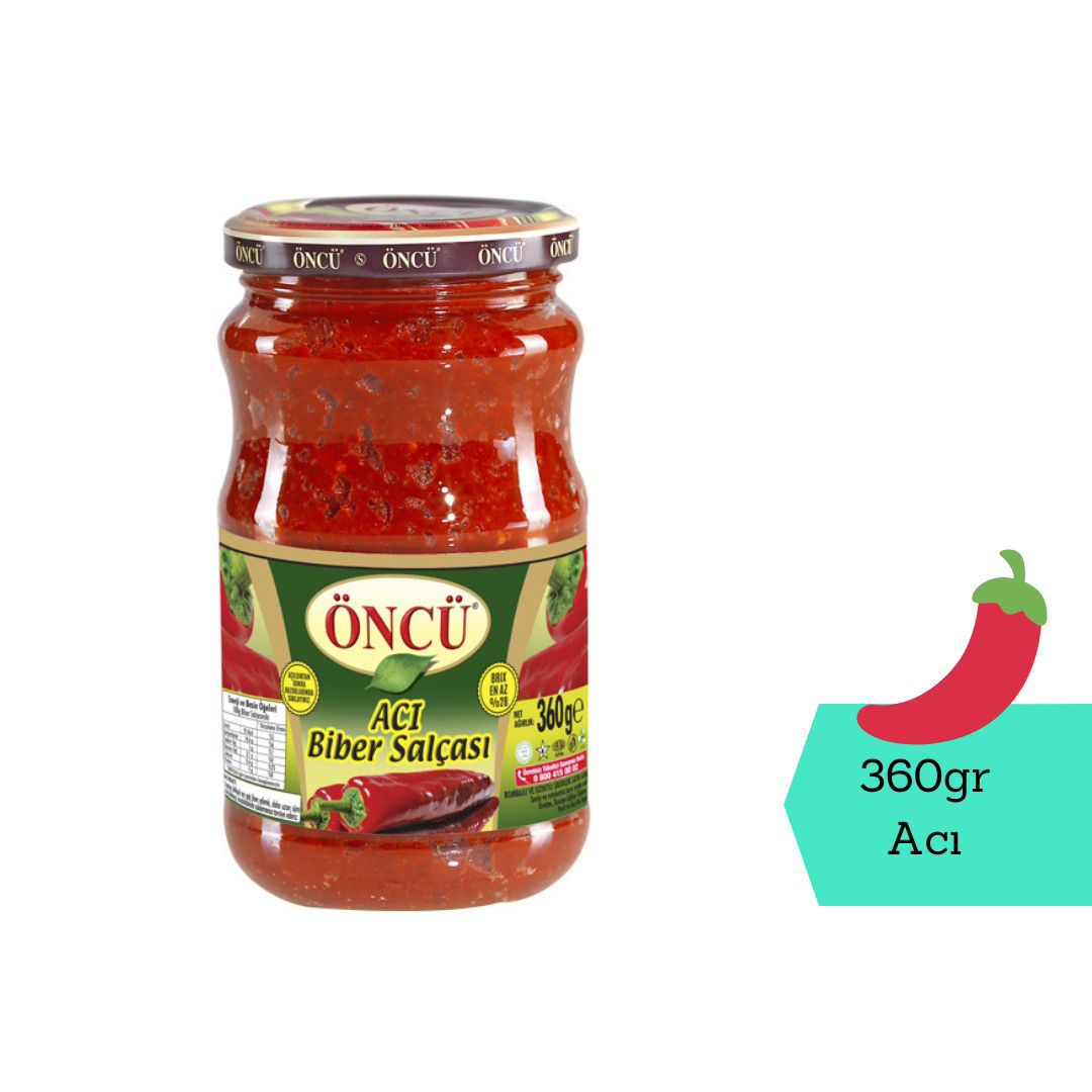 Öncü Acı Biber Salçası 360 Gr
