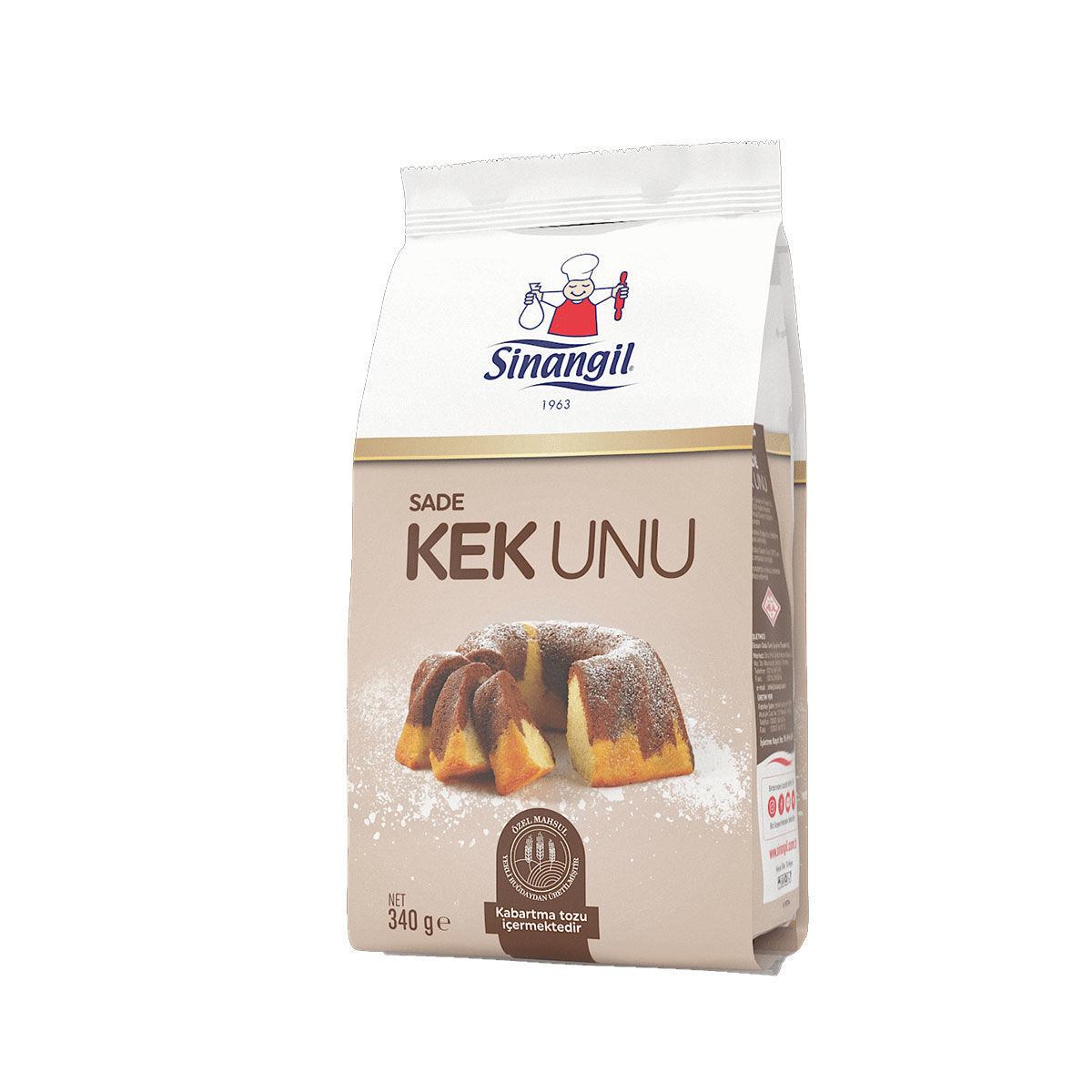 Sinangil Sade Kek Unu 340 Gr
