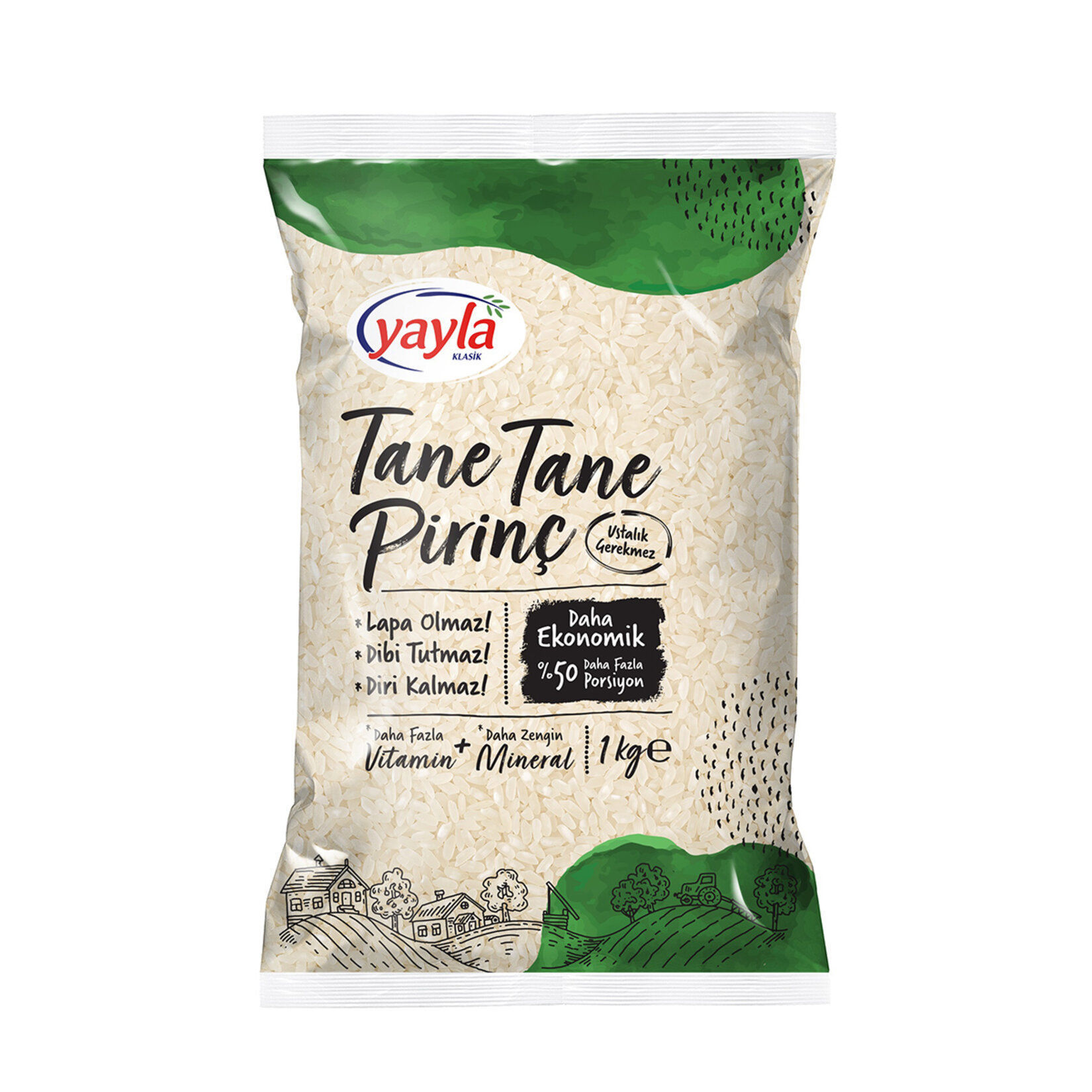 Yayla Tane Tane Pirinç 1 Kg