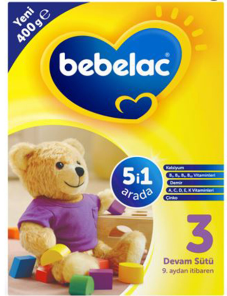 Bebelac 3 Bebek Sütü 400 Gr