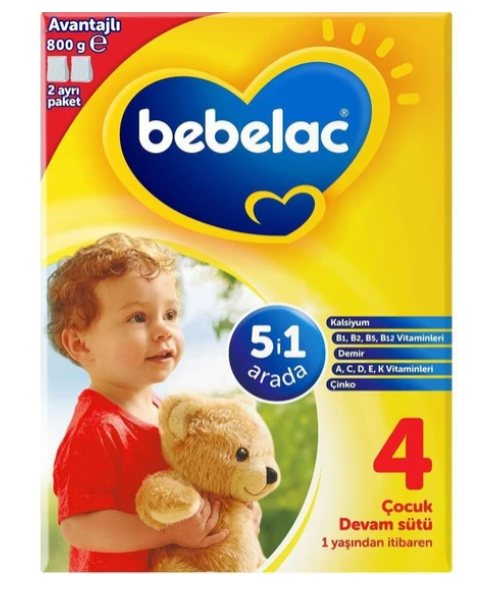 Bebelac 4 Bebek Sütü 800 Gr