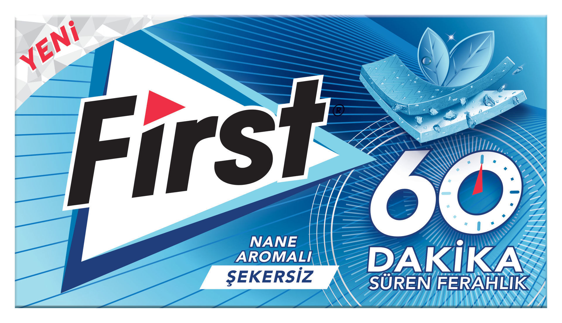 First 60 Dakika Ferahlık Keskin Nane Aromalı Sakız 27 Gr