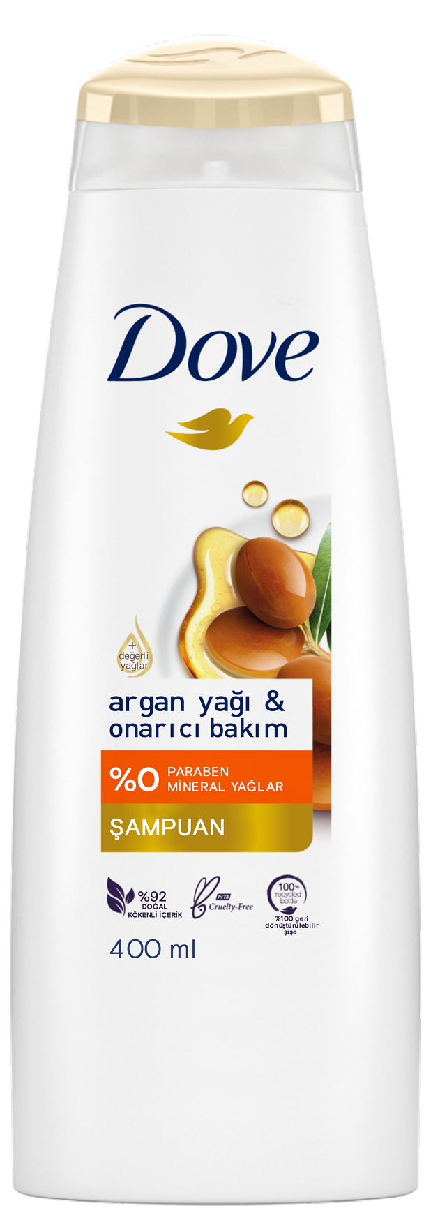 Dove Argan Yağı Özlü Şampuan 400 Ml