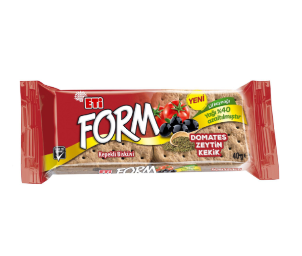 Eti Form Domates Zeytin Kekikli Kepekli Bisküvi 40 Gr