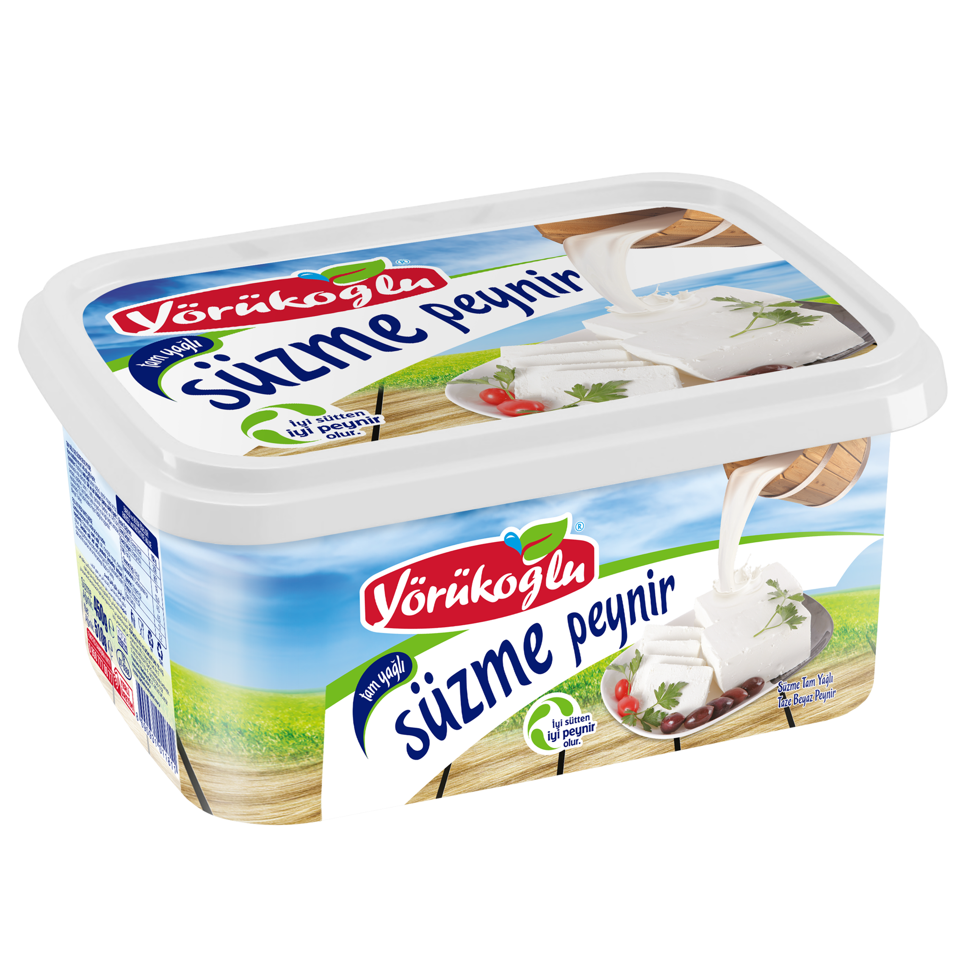 Yörükoğlu Süzme Peynir 450 Gr