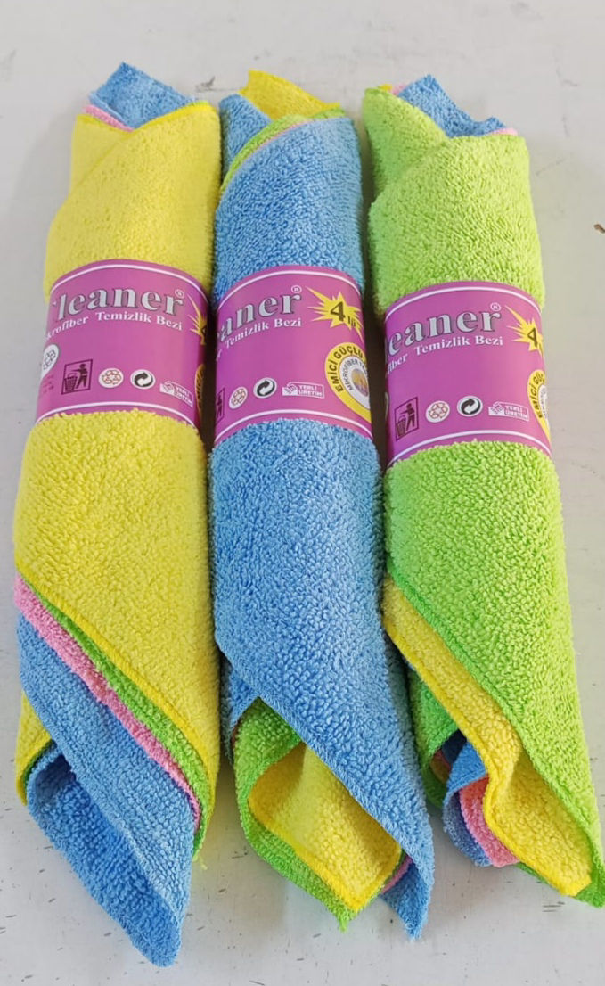 Cleaner Mikrofiber Temizlik Bezi 4'lü