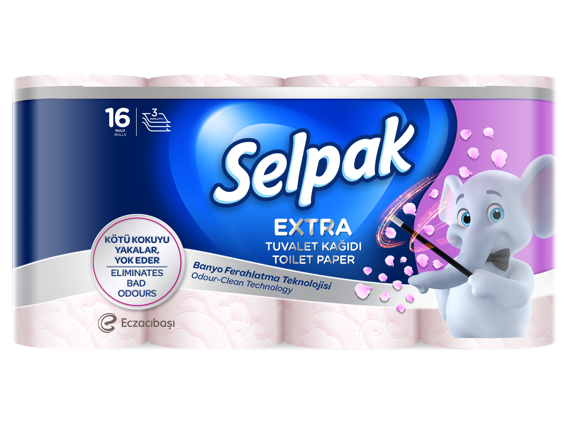 Selpak Extra Banyo Ferahlatma Tuvalet kağıdı 16'Lı