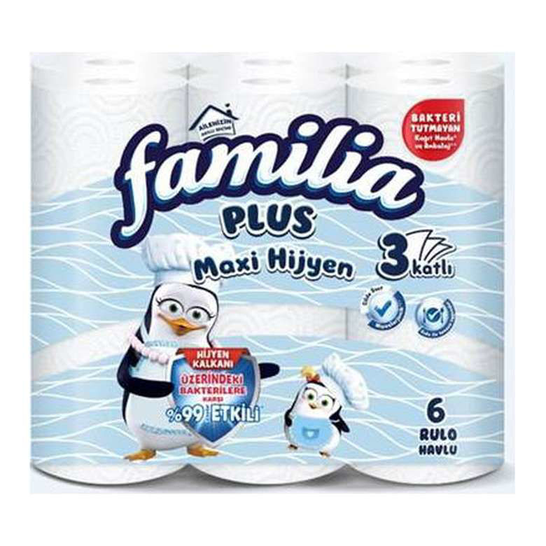 Familia Plus Maxi Hijyen Havlu Kağıt 6'Lı