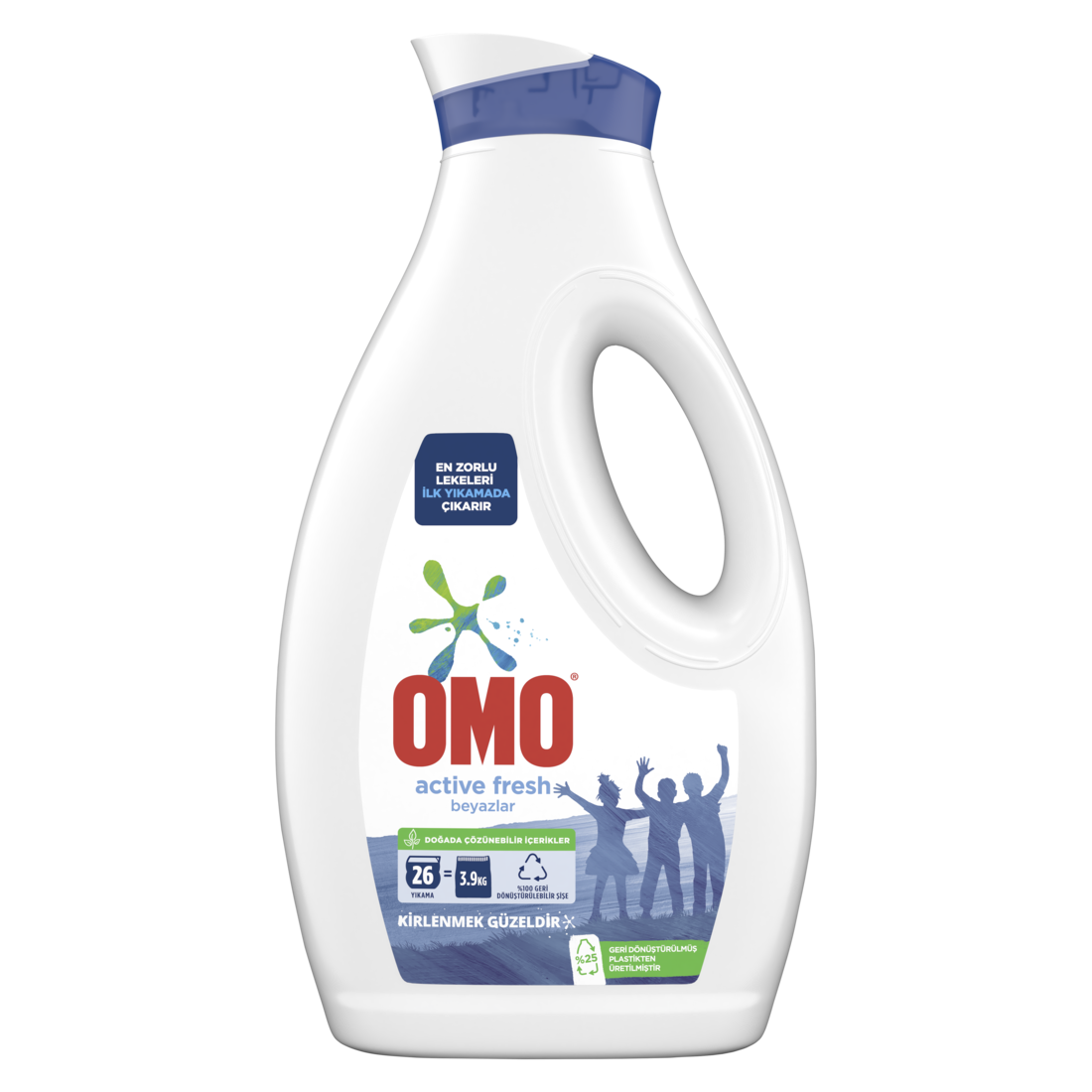 Omo Active Fresh Beyazlar İçin Sıvı Deterjan 1690 Ml