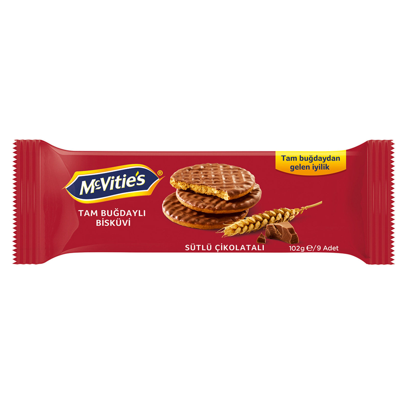 Mc Vitie's Sütlü&Kakaolu Kremalı Bisküvi