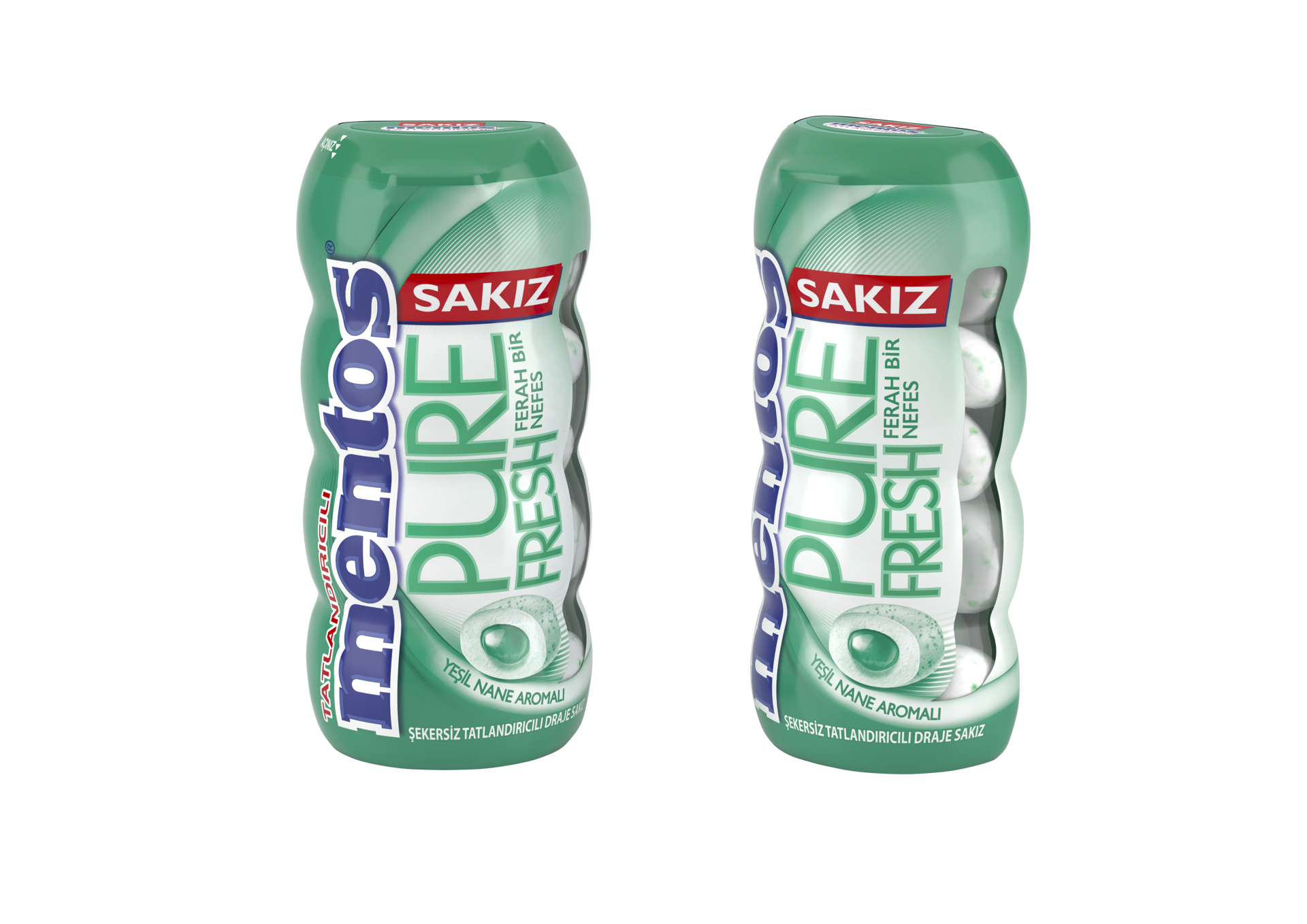 Mentos Pure Fresh Yeşil Nane Aromalı Sakız 30 Gr