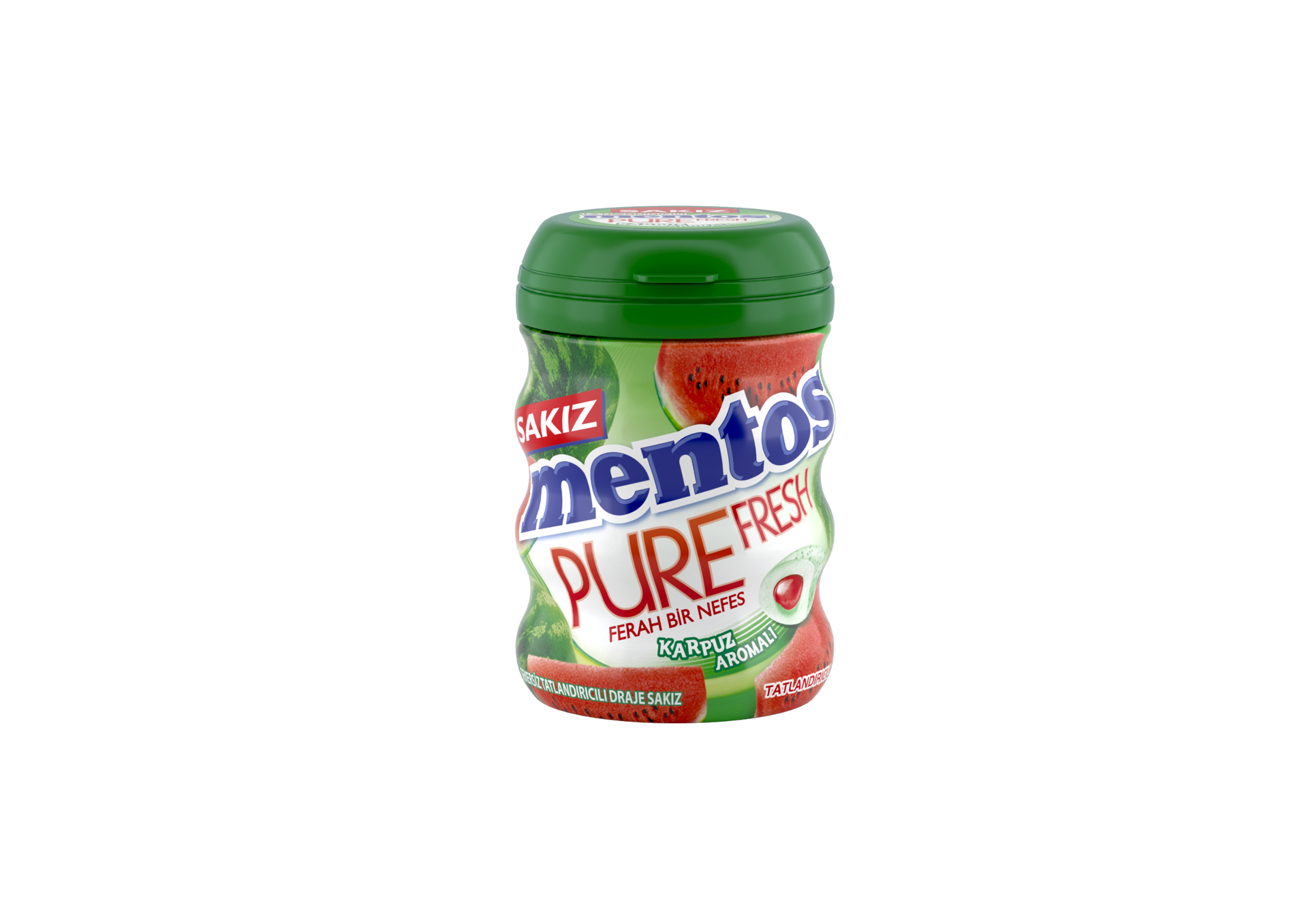 Mentos Pure Fresh Karpuz Aromalı Sakız 60 Gr