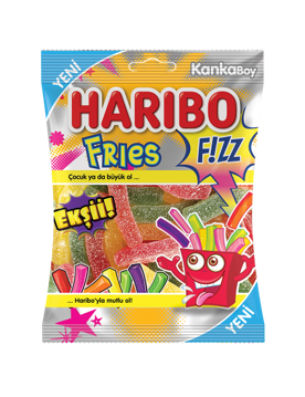 Haribo Fizz Fries Ekşi 70 gr