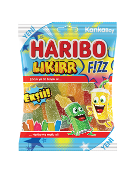 Haribo Fizz Lıkırrr Ekşi 70 gr
