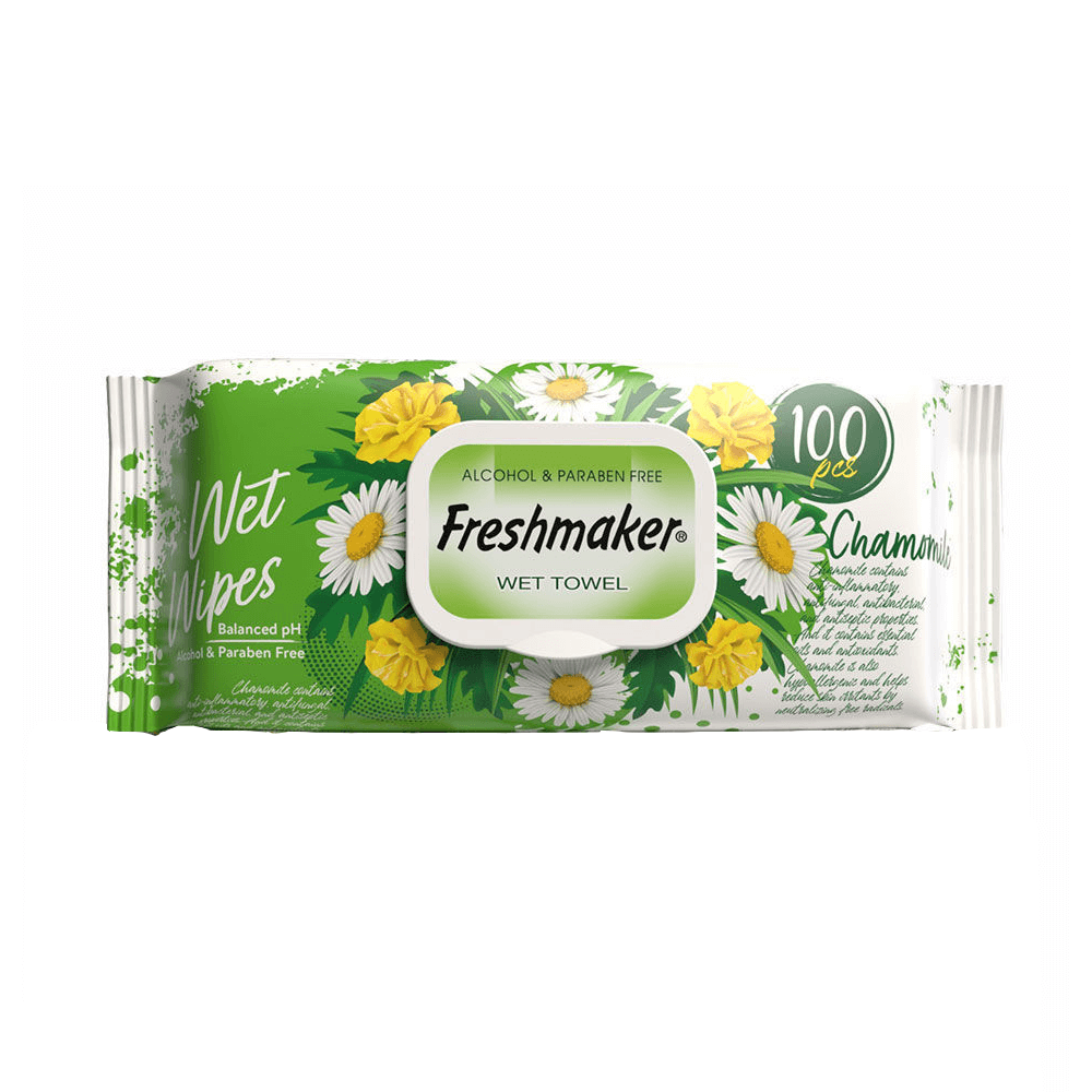 Freshmaker Papatya Kokulu Islak Mendil 100'lü