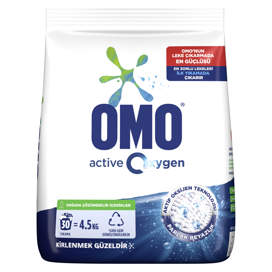 Omo Active Oxygen Beyazlar için Toz Deterjan 4,5 Kg