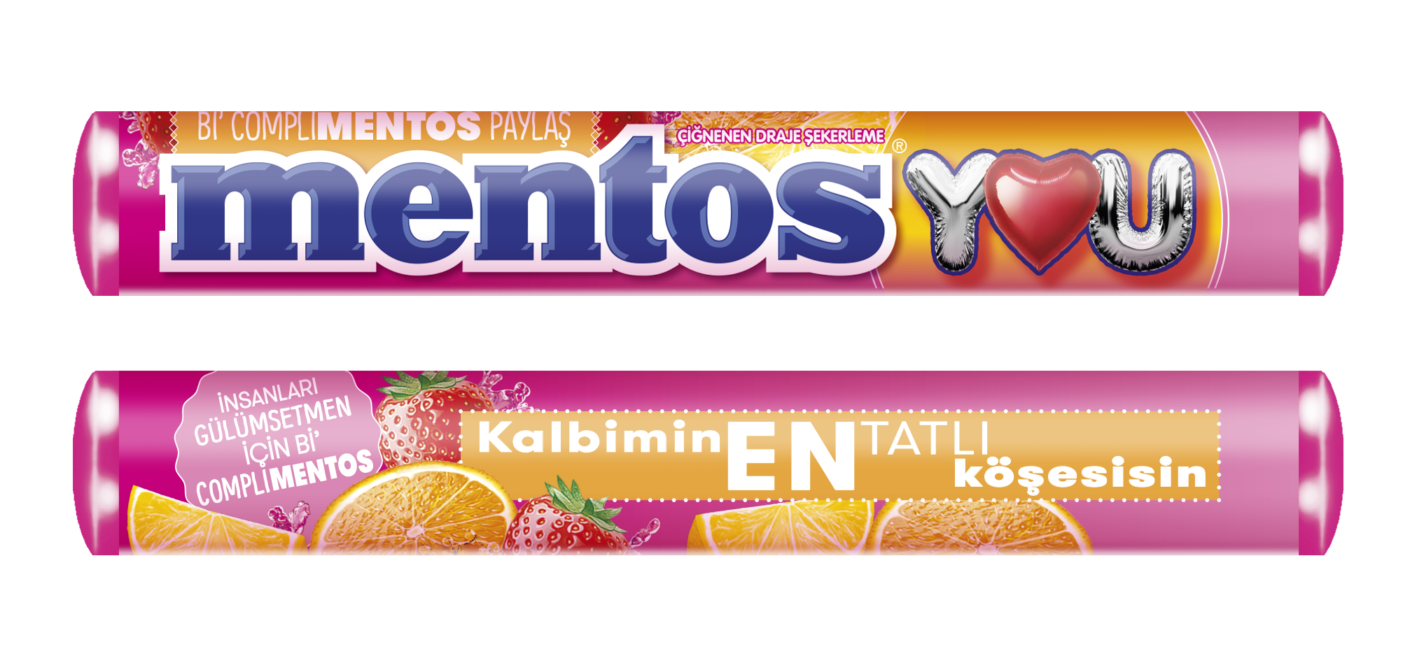 Mentos Meyveli Stick Şeker 37,5 Gr