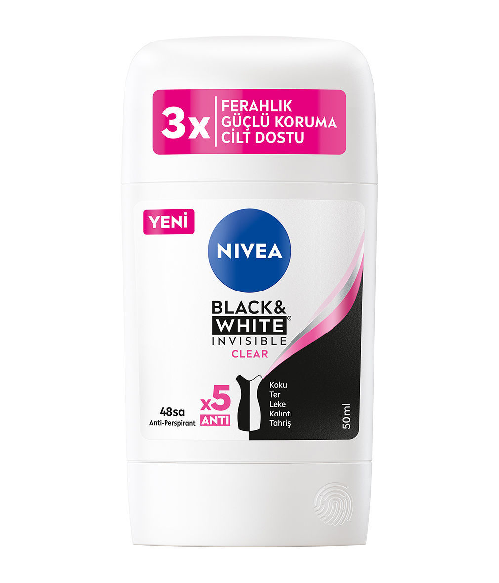 Nivea Black&White Clear Roll-On Deodorant