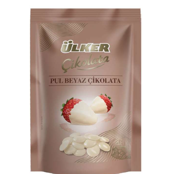 Ülker Beyaz Pul Çikolata 100 gr