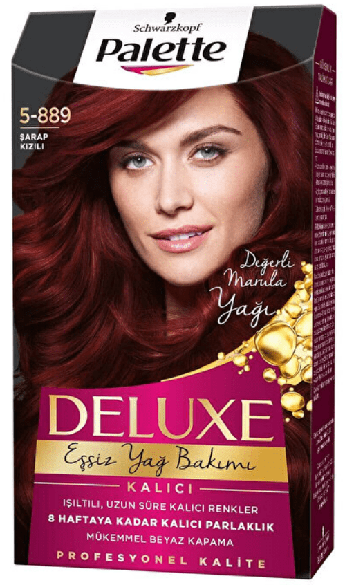Palette 5-889 Şarap Kızılı Deluxe 50 ML