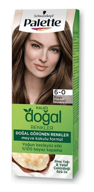 Palette Kalıcı Doğal Renkler 7-60 Fındık Kahve Saç Boyası