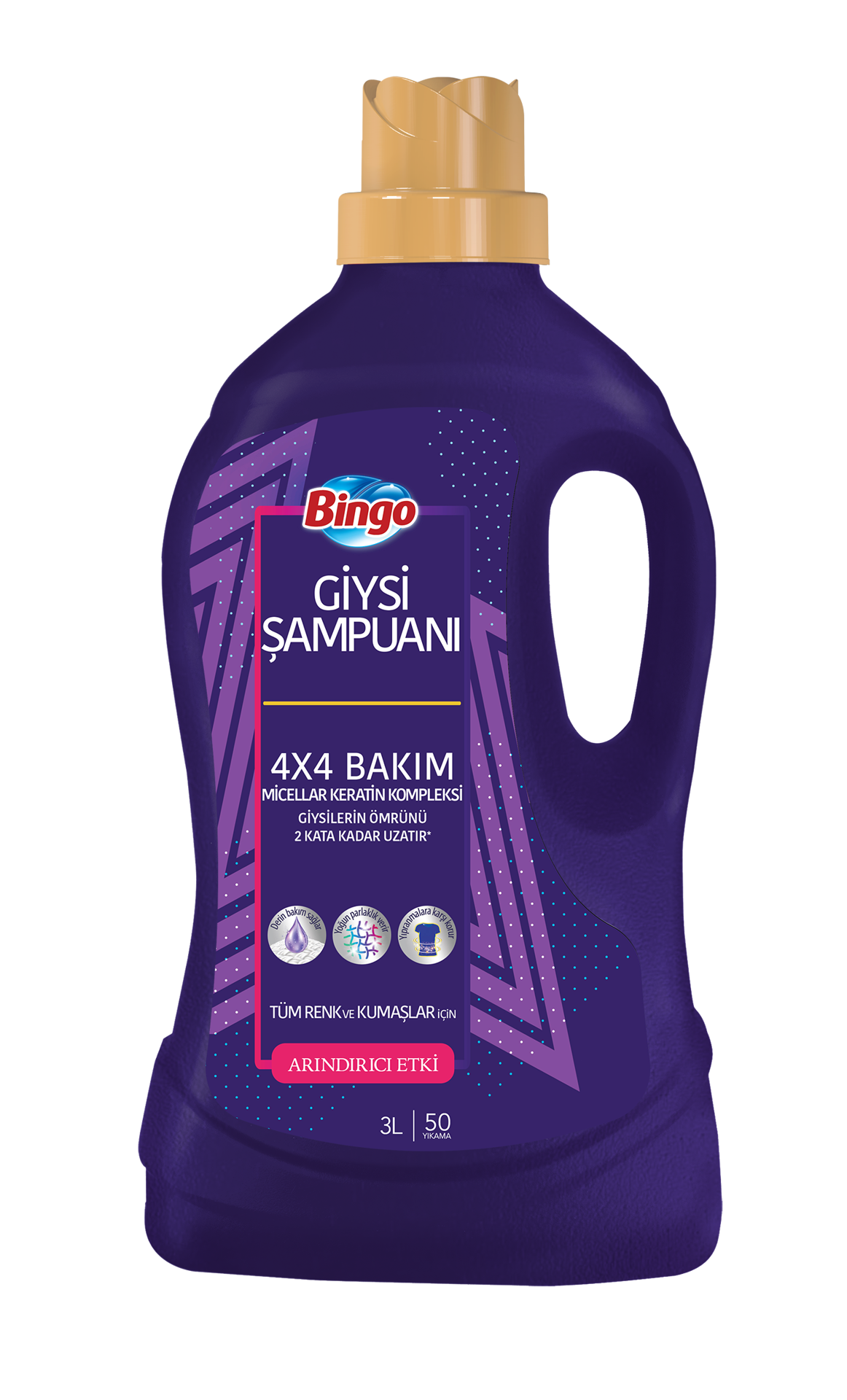 Bingo Arındırıcı Ekili Giysi Şampuanı 3 litre