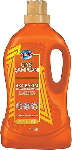 Bingo Canlandırıcı Etkili Giysi Şampuanı 3 litre