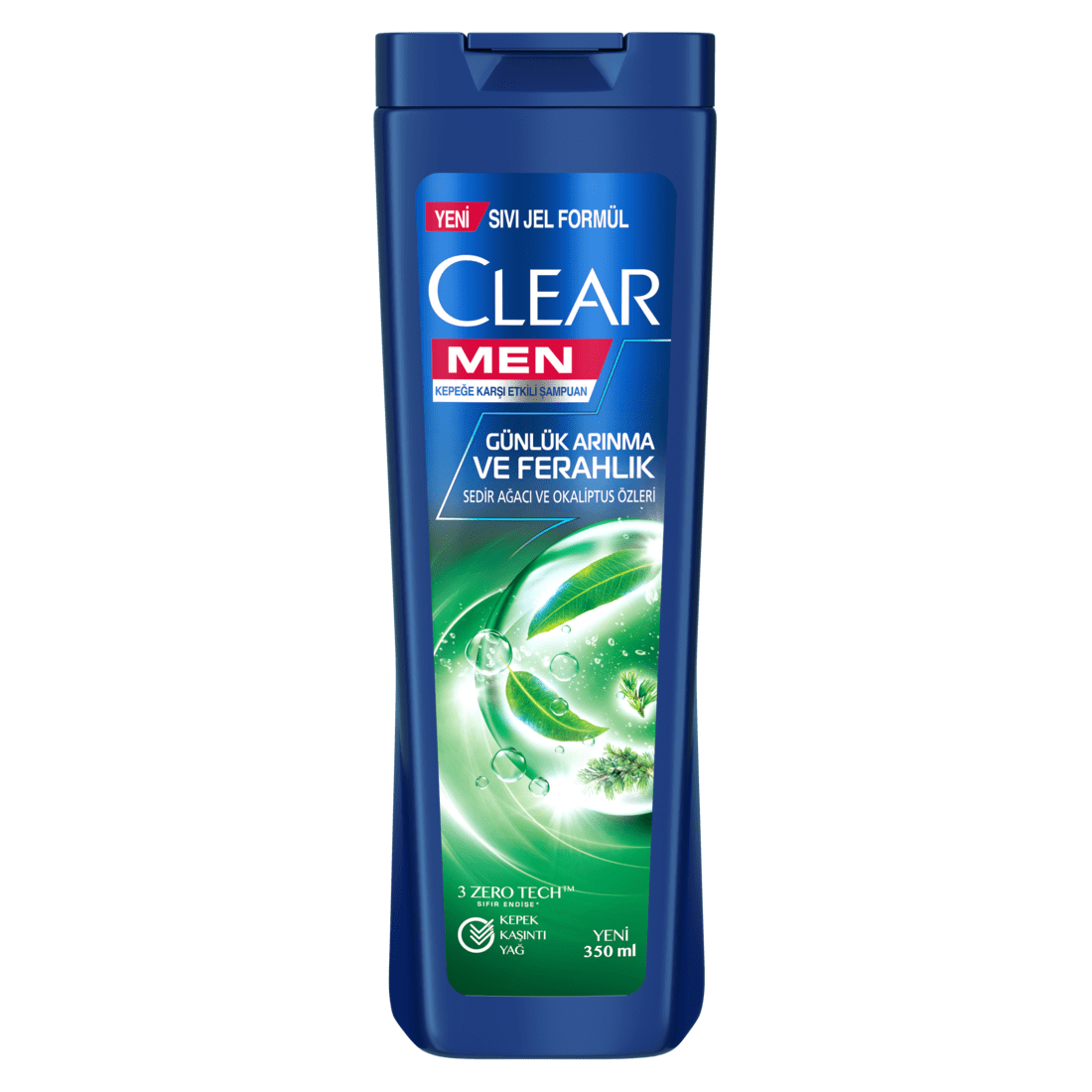 Clear Men Sedir Ağacı Ve Okaliptus Özleri Kepeğe Karşı Etkili Şampuan 350 ml