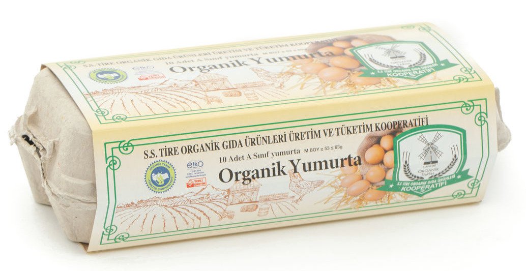 Tire Organik Yumurta 10lu