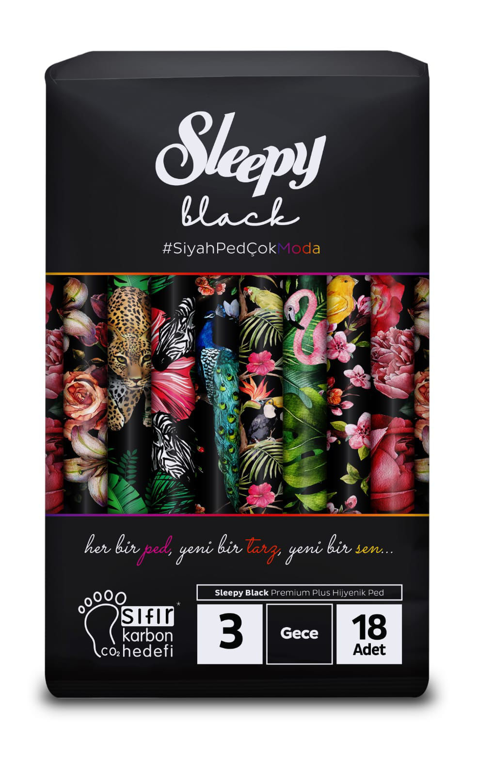 Sleepy Black Premium Plus GecePedi 18'li