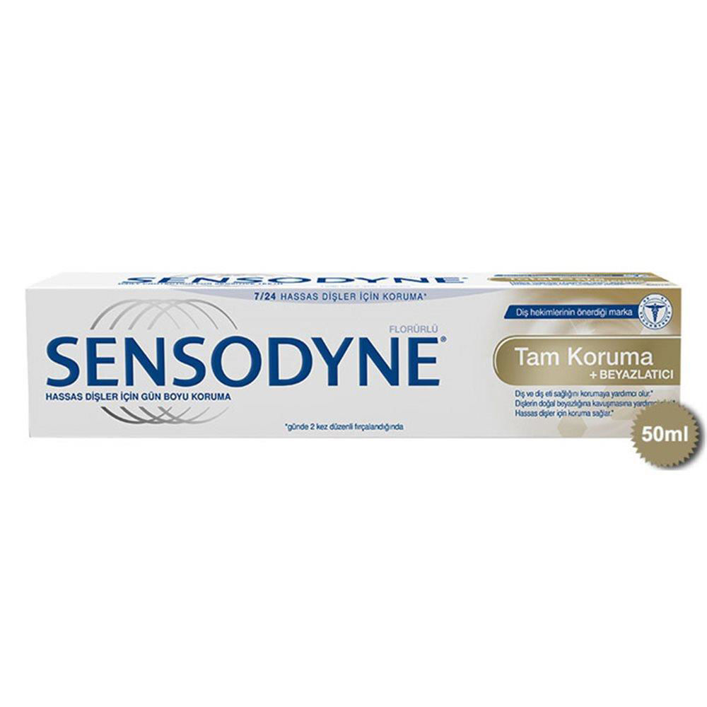 Sensodyne Tam Koruma ve Beyazlatıcı Diş Macunu 50 ML